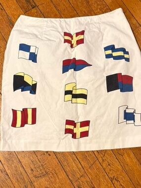 Vintage Talbots nautical flag skirt size 12 but fits small‎
